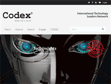 Tablet Screenshot of codex.com