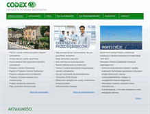 Tablet Screenshot of codex.pl